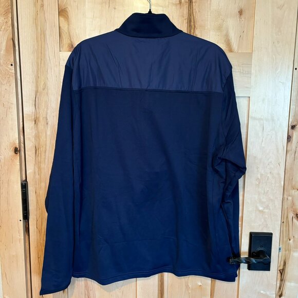 NWT RLX Ralph Lauren Thermal Tech French Navy Men's Golf 1/2 Zip Xl $168 - Picture 3 of 15